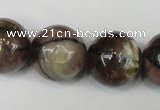 CST40 15.5 inches 20mm round staurolite gemstone beads wholesale