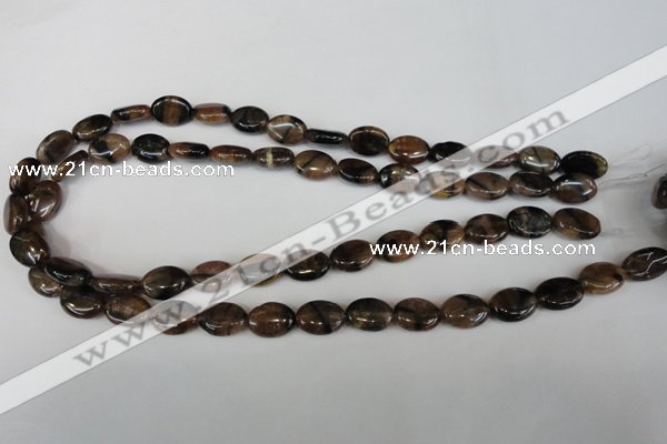 CST46 15.5 inches 10*14mm oval staurolite gemstone beads wholesale