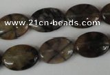 CST48 15.5 inches 13*18mm oval staurolite gemstone beads wholesale