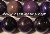 CSU116 15.5 inches 12mm round natural sugilite gemstone beads