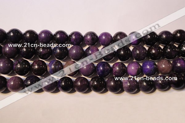 CSU116 15.5 inches 12mm round natural sugilite gemstone beads