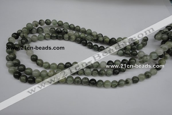 CSW03 15.5 inches 8mm round seaweed quartz beads wholesale