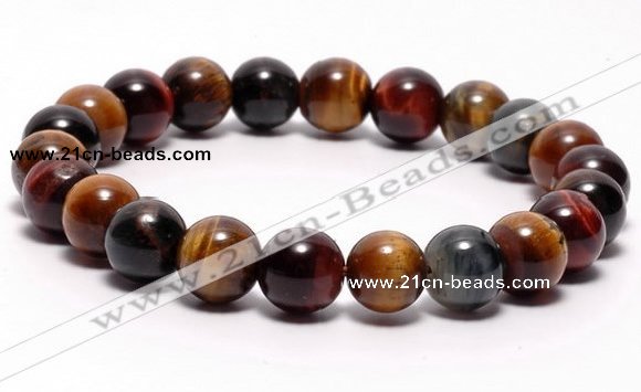 CTB06 7 inches 8mm round tiger eye stretch bracelet wholesale