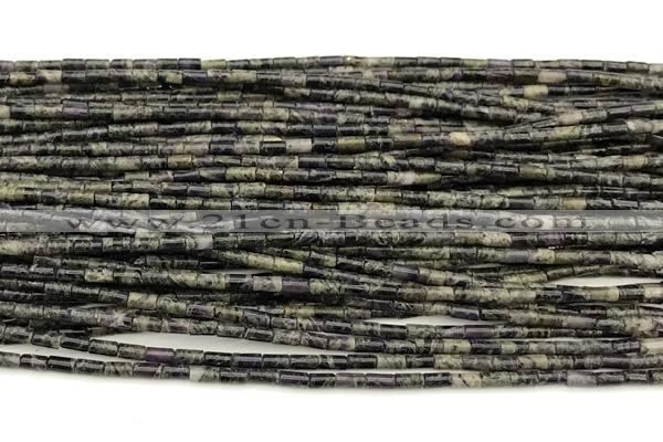 CTB1012 15 inches 2*4mm tube kambaba jasper beads