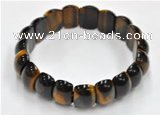 CTB18 8 inches 20*30mm  tiger eye stretch bracelet wholesale