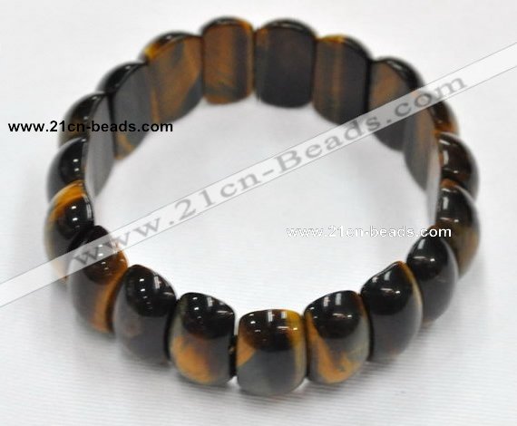 CTB18 8 inches 20*30mm  tiger eye stretch bracelet wholesale