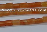 CTB303 15.5 inches 4*6mm tube red aventurine beads wholesale
