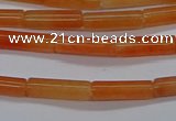 CTB322 15.5 inches 4*13mm tube red aventurine beads wholesale