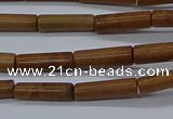 CTB331 15.5 inches 4*13mm tube Chinese picture jasper beads wholesale