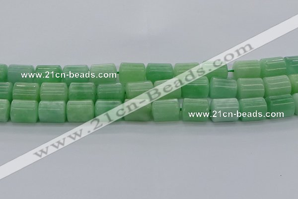 CTB520 15.5 inches 10*13mm triangle jade beads wholesale