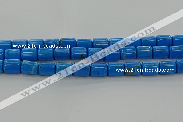 CTB538 15.5 inches 10*13mm triangle turquoise beads wholesale