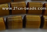 CTB540 15.5 inches 10*13mm triangle golden tiger eye beads wholesale