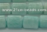 CTB546 15.5 inches 10*13mm triangle amazonite beads wholesale