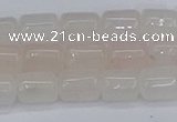 CTB700 15.5 inches 6*8mm tube rose quartz beads wholesale