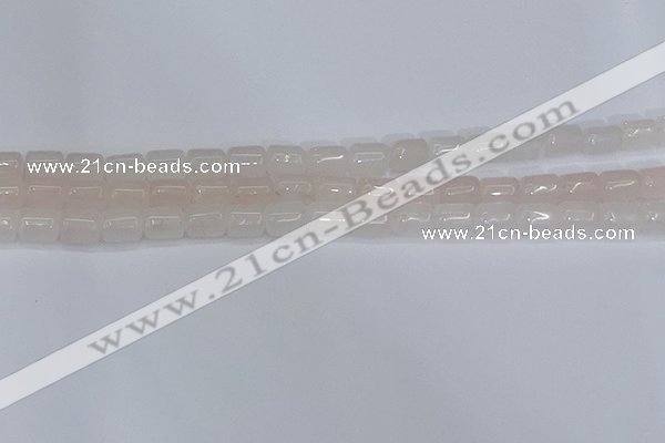 CTB700 15.5 inches 6*8mm tube rose quartz beads wholesale