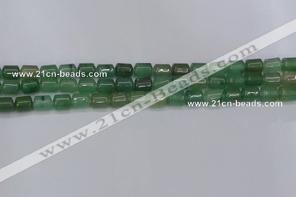 CTB705 15.5 inches 6*8mm tube green aventurine beads wholesale