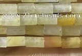 CTB812 15.5 inches 2*4mm tube yellow aventurine beads wholesale