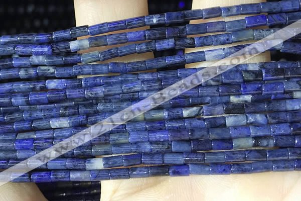 CTB824 15.5 inches 2*4mm tube sodalite beads wholesale