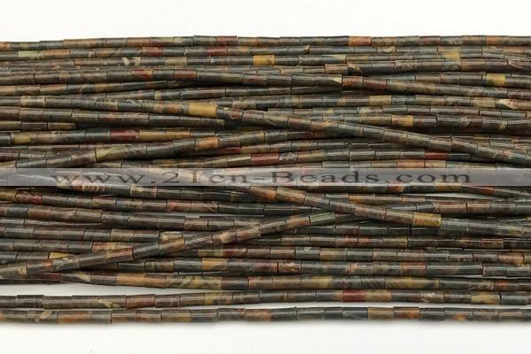 CTB999 15 inches 2*4mm tube gemstone beads