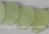 CTD05 Top drilled 22*30mm flat teardrop New jade beads