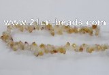 CTD1644 Top drilled 10*14mm - 10*18mm faceted nuggets citrine beads