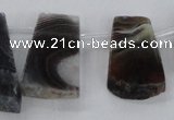 CTD1669 Top drilled 12*20mm - 25*45mm freeform agate gemstone beads