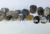 CTD2147 Top drilled 15*25mm - 18*25mm freeform agate beads