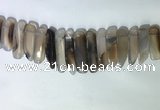 CTD2160 Top drilled 8*20mm - 10*40mm sticks agate gemstone beads