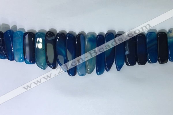 CTD2170 Top drilled 8*20mm - 10*40mm sticks agate gemstone beads