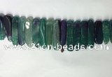 CTD2174 Top drilled 8*20mm - 10*40mm sticks agate gemstone beads