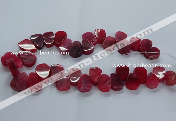 CTD2603 Top drilled 13*18mm - 23*33mm freeform agate beads