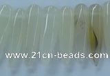 CTD2678 Top drilled 8*25mm - 10*50mm bullet agate beads wholesale
