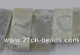 CTD2688 Top drilled 16*22mm - 16*55mm rectangle agate beads