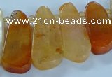 CTD2700 15.5 inches 10*25mm - 18*50mm freeform agate beads