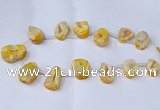 CTD2711 15.5 inches 20*30mm - 35*45mm freeform druzy agate beads