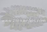 CTD2849 Top drilled 10*20mm - 15*50mm sticks quartz beads