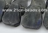 CTD334 Top drilled 15*20mm - 25*30mm freeform labradorite beads