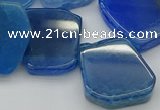 CTD341 Top drilled 15*20mm - 25*30mm freeform agate beads