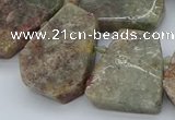 CTD3506 Top drilled 15*20mm - 25*30mm freeform ghost gemstone beads