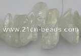 CTD3553 Top drilled 10*20mm - 12*30mm sticks plated quartz beads