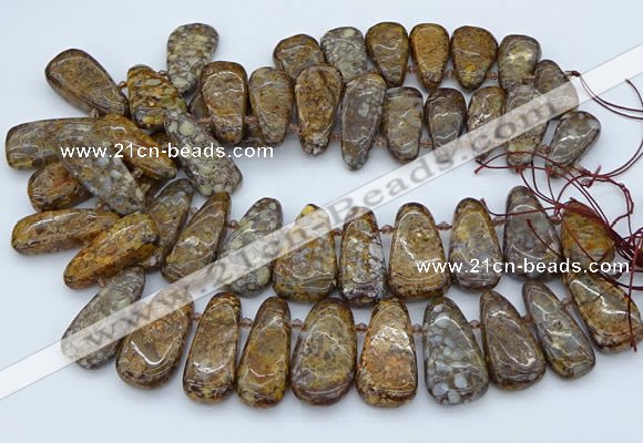 CTD3597 Top drilled 10*22mm - 20*45mm freeform opal gemstone beads