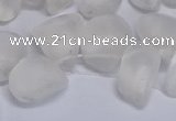 CTD3600 Top drilled 10*14mm - 13*18mm nuggets white crystal beads