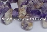 CTD3602 Top drilled 10*14mm - 13*18mm nuggets dogtooth amethyst beads