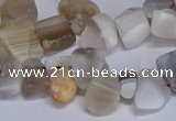 CTD3609 Top drilled 10*14mm - 13*18mm nuggets botswana agate beads