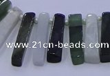 CTD3695 Top drilled 6*15mm - 8*35mm sticks jade beads wholesale