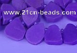 CTD3872 Top drilled 10*12mm - 14*16mm freeform kunzite beads