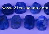 CTD3897 Top drilled 10*14mm - 13*18mm freeform apatite beads