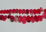 CTD4005 Top drilled 14*22mm - 22*42mm freeform agate gemstone beads