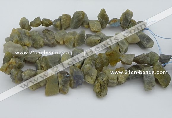 CTD430 15.5 inches 12*20mm - 15*25mm nuggets labradorite beads