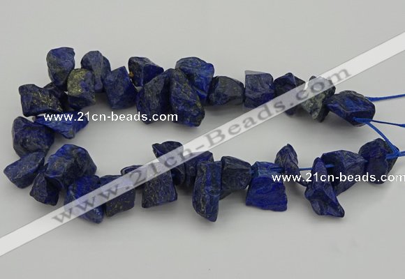 CTD432 15.5 inches 12*20mm - 15*25mm nuggets lapis lazuli beads